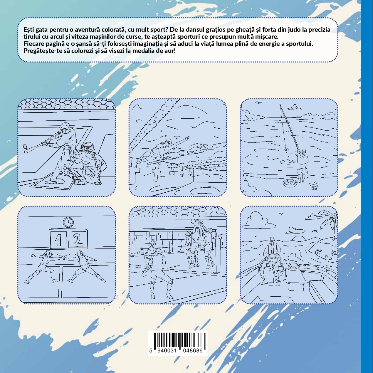Sport - Carte de colorat - imagine 5