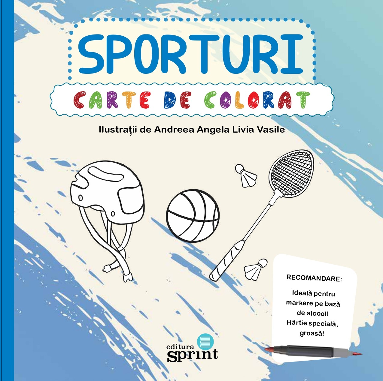 Sport - Carte de colorat