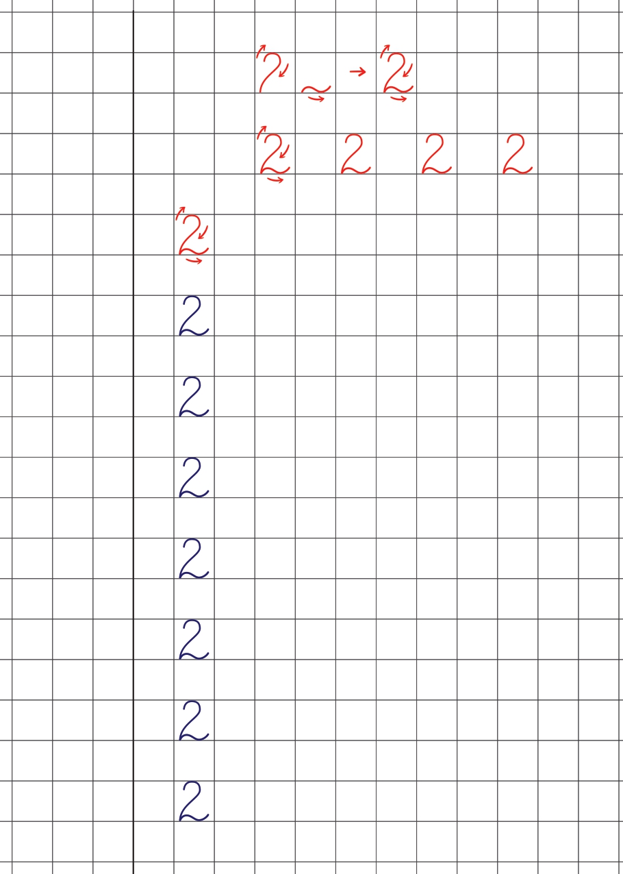Caiet de scriere CIFRELE-MATEMATICĂ-Pregătitoare - imagine 2